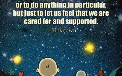 Sometimes We Need Someone
